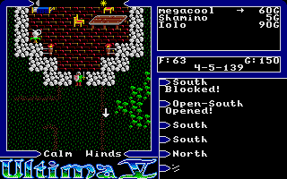 Ultima V: Warriors Of Destiny screenshot 3 for Atari ST